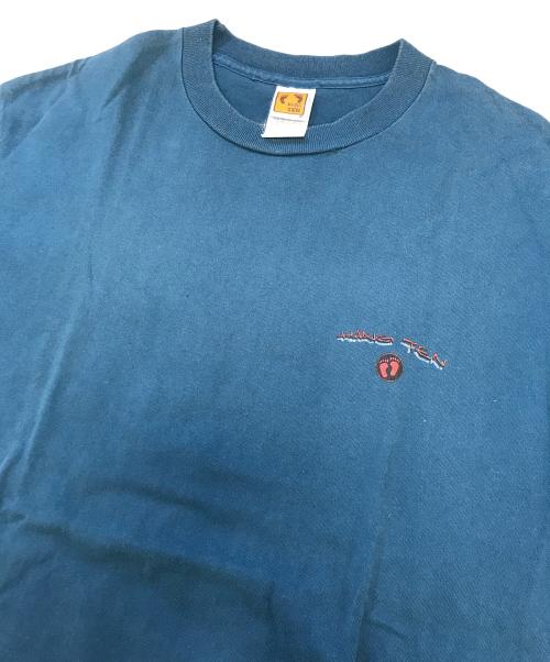 HANG TEN（ハンテン）HANG TEN (ハンテン) 両面プリントTシャツ ブルー サイズ:Lの古着・服飾アイテム