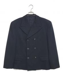 COMME des GARCONS HOMME PLUS（コムデギャルソンオムプリュス）の古着「ダブル6Bテーラードジャケット」｜ネイビー