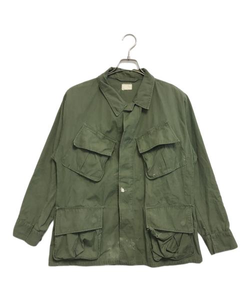 VINTAGE MILITARY（ヴィンテージ ミリタリー）VINTAGE MILITARY (ヴィンテージ ミリタリー) US ARMY ジャングルファティーグジャケット オリーブ サイズ:L-Rの古着・服飾アイテム
