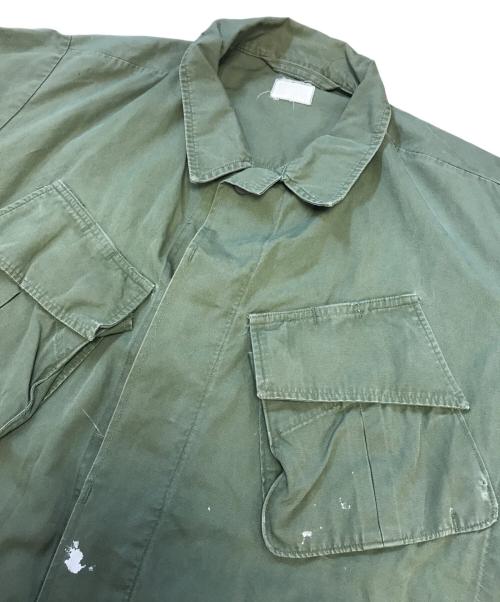 VINTAGE MILITARY（ヴィンテージ ミリタリー）VINTAGE MILITARY (ヴィンテージ ミリタリー) US ARMY ジャングルファティーグジャケット オリーブ サイズ:L-Rの古着・服飾アイテム