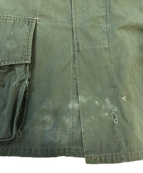 VINTAGE MILITARY（ヴィンテージ ミリタリー）VINTAGE MILITARY (ヴィンテージ ミリタリー) US ARMY ジャングルファティーグジャケット オリーブ サイズ:L-Rの古着・服飾アイテム