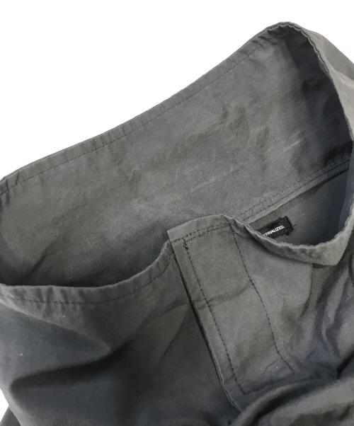 NU/KE（ニューク）NU/KE (ニューク) OFF-NECK TECH NYLON CUTSEW グレー サイズ:(SMALL)01の古着・服飾アイテム