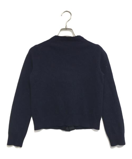 PLAY COMME des GARCONS（プレイコムデギャルソン）PLAY COMME des GARCONS (プレイコムデギャルソン) ハートワッペンカーディガン ネイビー サイズ:Mの古着・服飾アイテム