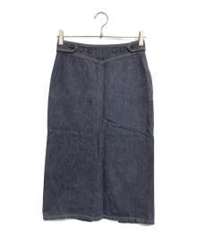 DRIES VAN NOTEN（ドリスヴァンノッテン）の古着「デニムスカート」｜インディゴ