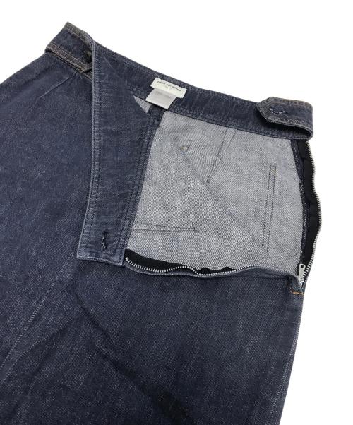 DRIES VAN NOTEN（ドリスヴァンノッテン）DRIES VAN NOTEN (ドリスヴァンノッテン) デニムスカート インディゴ サイズ:36の古着・服飾アイテム
