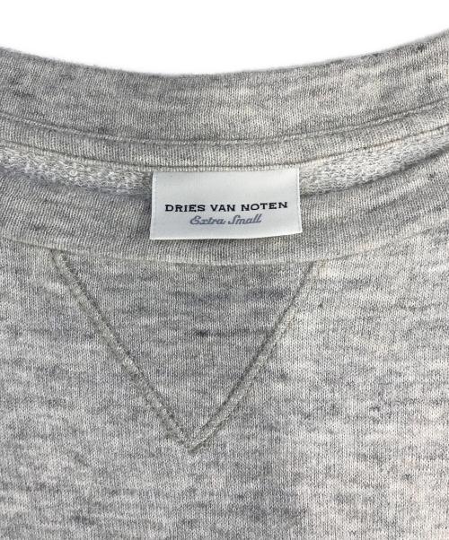 DRIES VAN NOTEN（ドリスヴァンノッテン）DRIES VAN NOTEN (ドリスヴァンノッテン) 切替ノースリーブカットソー グレー サイズ:Extra Smallの古着・服飾アイテム