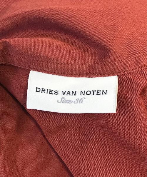 DRIES VAN NOTEN（ドリスヴァンノッテン）DRIES VAN NOTEN (ドリスヴァンノッテン) デザインシャツ レッド サイズ:36の古着・服飾アイテム