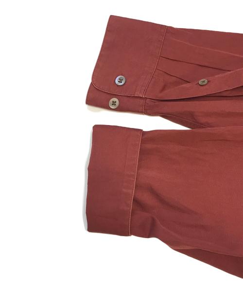 DRIES VAN NOTEN（ドリスヴァンノッテン）DRIES VAN NOTEN (ドリスヴァンノッテン) デザインシャツ レッド サイズ:36の古着・服飾アイテム