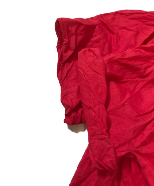 tricot COMME des GARCONS（トリココムデギャルソン）tricot COMME des GARCONS (トリココムデギャルソン) 半袖ブラウス レッド サイズ:Sの古着・服飾アイテム