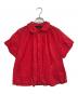 tricot COMME des GARCONS（トリココムデギャルソン）の古着「半袖ブラウス」｜レッド