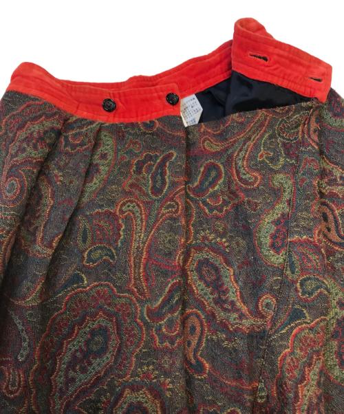 COMME des GARCONS（コムデギャルソン）COMME des GARCONS (コムデギャルソン) ペイズリー柄サルエルパンツ マルチカラー サイズ:Sの古着・服飾アイテム