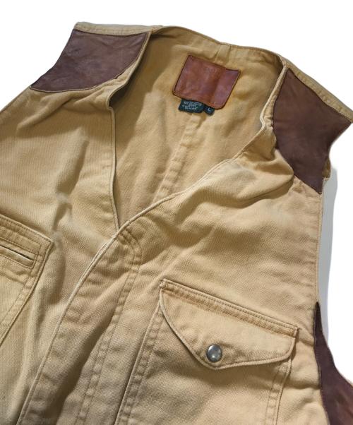 POLO RALPH LAUREN（ポロ・ラルフローレン）POLO RALPH LAUREN (ポロ・ラルフローレン) ハンティングベスト ベージュ サイズ:Lの古着・服飾アイテム
