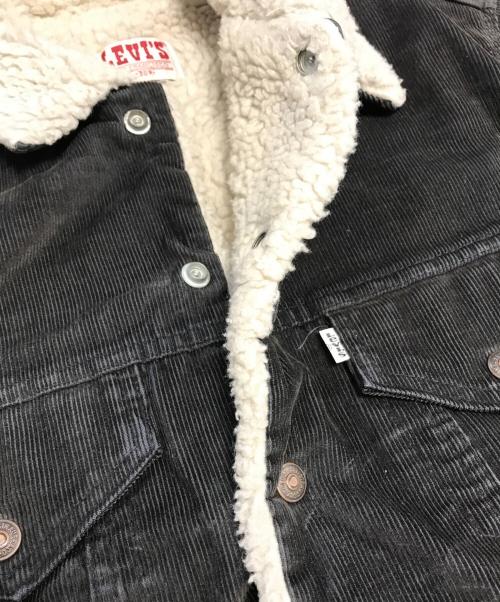 LEVI'S（リーバイス）LEVI'S (リーバイス) コーデュロイボアジャケット ブラック サイズ:38Rの古着・服飾アイテム