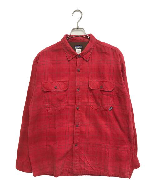 Patagonia（パタゴニア）Patagonia (パタゴニア) チェックネルシャツ レッド サイズ:Mの古着・服飾アイテム
