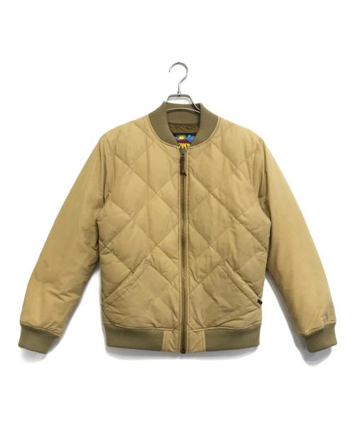 Eddie Bauer（エディーバウアー）Eddie Bauer (エディーバウアー) ダウンジャケット カーキ サイズ:Sの古着・服飾アイテム