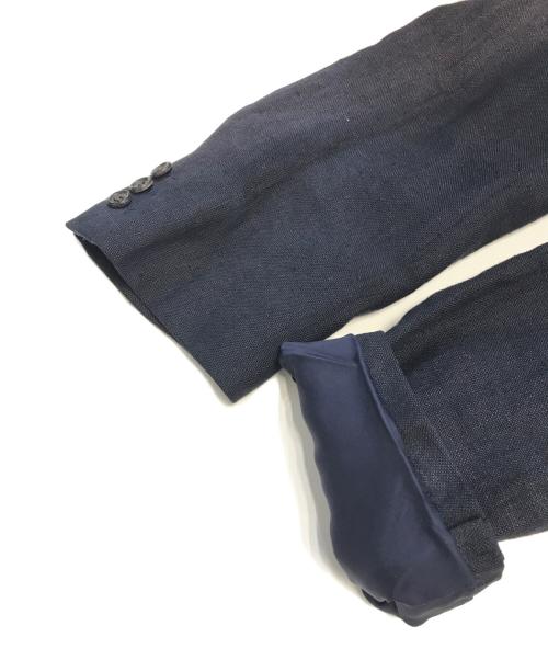 COMME des GARCONS HOMME（コムデギャルソン オム）COMME des GARCONS HOMME (コムデギャルソン オム) 2Bリネンテーラードジャケット ブラック サイズ:Mの古着・服飾アイテム