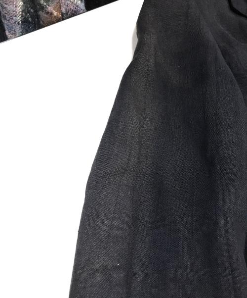 COMME des GARCONS HOMME（コムデギャルソン オム）COMME des GARCONS HOMME (コムデギャルソン オム) 2Bリネンテーラードジャケット ブラック サイズ:Mの古着・服飾アイテム