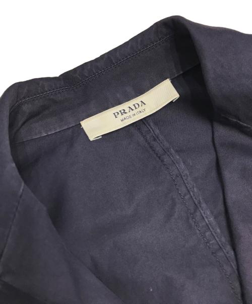 PRADA（プラダ）PRADA (プラダ) 3Bテーラードジャケット ネイビー サイズ:SIZE 38の古着・服飾アイテム