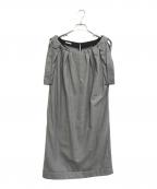 MIU MIUミュウミュウ）の古着「ノースリーブワンピース」｜グレー