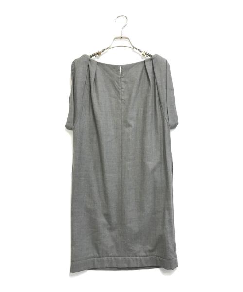 MIU MIU（ミュウミュウ）MIU MIU (ミュウミュウ) ノースリーブワンピース グレー サイズ:SIZE 38の古着・服飾アイテム