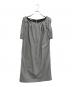 MIU MIU（ミュウミュウ）の古着「ノースリーブワンピース」｜グレー
