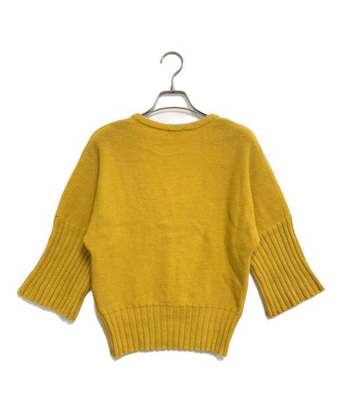 DRIES VAN NOTEN（ドリスヴァンノッテン）DRIES VAN NOTEN (ドリスヴァンノッテン) Vネックニット イエロー サイズ:XSの古着・服飾アイテム