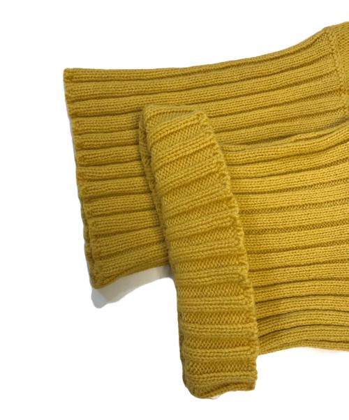 DRIES VAN NOTEN（ドリスヴァンノッテン）DRIES VAN NOTEN (ドリスヴァンノッテン) Vネックニット イエロー サイズ:XSの古着・服飾アイテム