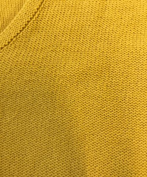 DRIES VAN NOTEN（ドリスヴァンノッテン）DRIES VAN NOTEN (ドリスヴァンノッテン) Vネックニット イエロー サイズ:XSの古着・服飾アイテム