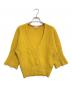 DRIES VAN NOTEN（ドリスヴァンノッテン）の古着「Vネックニット」｜イエロー