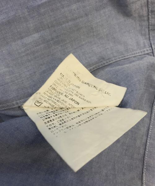 COMME des GARCONS HOMME（コムデギャルソン オム）COMME des GARCONS HOMME (コムデギャルソン オム) オープンカラーシャツ ブルー サイズ:Mの古着・服飾アイテム