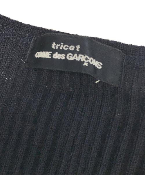 tricot COMME des GARCONS（トリココムデギャルソン）tricot COMME des GARCONS (トリココムデギャルソン) 切替ニット ネイビー サイズ:表記なしの古着・服飾アイテム