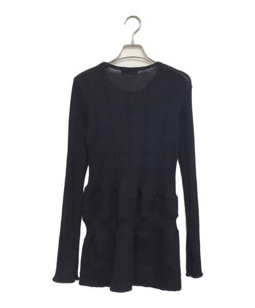 tricot COMME des GARCONS（トリココムデギャルソン）tricot COMME des GARCONS (トリココムデギャルソン) 切替ニット ネイビー サイズ:表記なしの古着・服飾アイテム