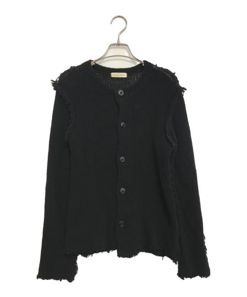 COMME des GARCONS（コムデギャルソン）COMME des GARCONS (コムデギャルソン) インサイドアウトニットカーディガン ブラック サイズ:表記なしの古着・服飾アイテム