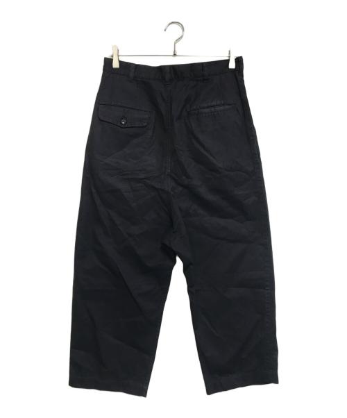 COMME des GARCONS HOMME（コムデギャルソン オム）COMME des GARCONS HOMME (コムデギャルソン オム) コットンワイドパンツ ネイビー サイズ:XSの古着・服飾アイテム
