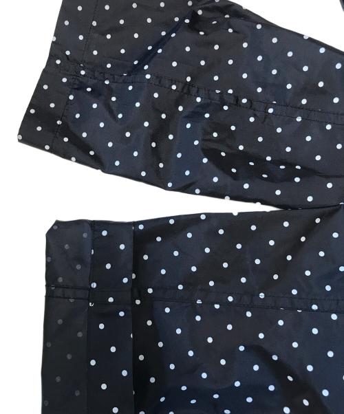 COMME des GARCONS COMME des GARCONS（コムデギャルソン コムデギャルソン）COMME des GARCONS COMME des GARCONS (コムデギャルソン コムデギャルソン) 丸襟ドットステンカラーコート ブラック サイズ:Ｓの古着・服飾アイテム