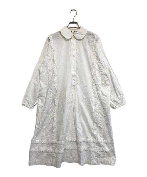COMME des GARCONS COMME des GARCONS（コムデギャルソン コムデギャルソン）COMME des GARCONS COMME des GARCONS (コムデギャルソン コムデギャルソン) 丸襟レースワンピース ホワイト サイズ:XSの古着・服飾アイテム