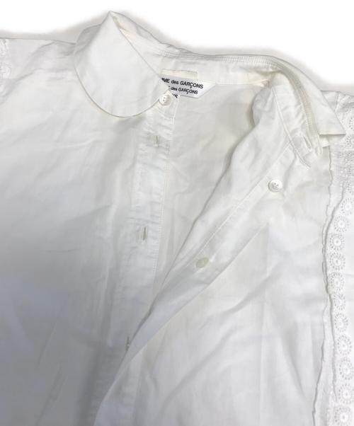 COMME des GARCONS COMME des GARCONS（コムデギャルソン コムデギャルソン）COMME des GARCONS COMME des GARCONS (コムデギャルソン コムデギャルソン) 丸襟レースワンピース ホワイト サイズ:XSの古着・服飾アイテム