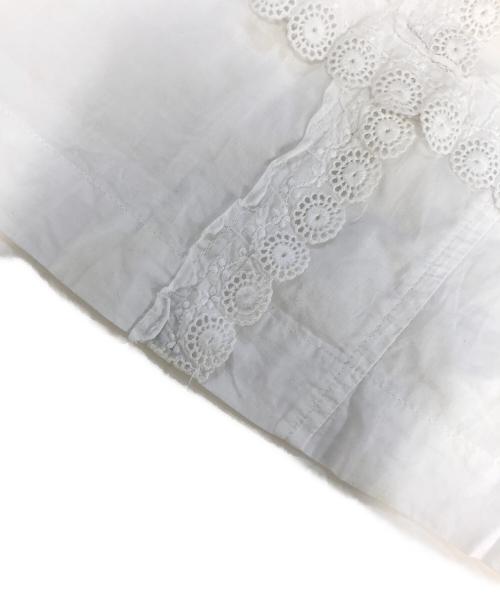 COMME des GARCONS COMME des GARCONS（コムデギャルソン コムデギャルソン）COMME des GARCONS COMME des GARCONS (コムデギャルソン コムデギャルソン) 丸襟レースワンピース ホワイト サイズ:XSの古着・服飾アイテム