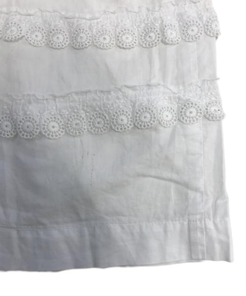 COMME des GARCONS COMME des GARCONS（コムデギャルソン コムデギャルソン）COMME des GARCONS COMME des GARCONS (コムデギャルソン コムデギャルソン) 丸襟レースワンピース ホワイト サイズ:XSの古着・服飾アイテム