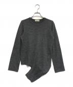 COMME des GARCONSコムデギャルソン）の古着「変形ウールニット」｜グレー