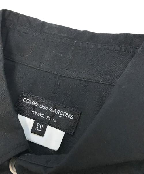 COMME des GARCONS HOMME PLUS（コムデギャルソンオムプリュス）COMME des GARCONS HOMME PLUS (コムデギャルソンオムプリュス) 総柄S/Sシャツ ブラック サイズ:XSの古着・服飾アイテム