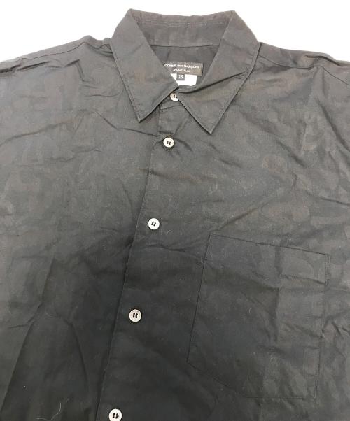 COMME des GARCONS HOMME PLUS（コムデギャルソンオムプリュス）COMME des GARCONS HOMME PLUS (コムデギャルソンオムプリュス) 総柄S/Sシャツ ブラック サイズ:XSの古着・服飾アイテム