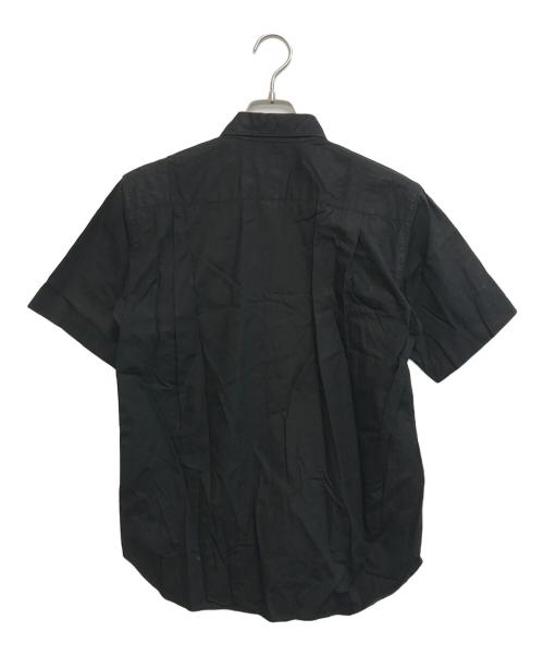 COMME des GARCONS HOMME PLUS（コムデギャルソンオムプリュス）COMME des GARCONS HOMME PLUS (コムデギャルソンオムプリュス) 総柄S/Sシャツ ブラック サイズ:XSの古着・服飾アイテム