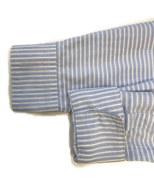 COMME des GARCONS SHIRT（コムデギャルソンシャツ）COMME des GARCONS SHIRT (コムデギャルソンシャツ) ボーダーBDシャツ ブルー サイズ:Mの古着・服飾アイテム