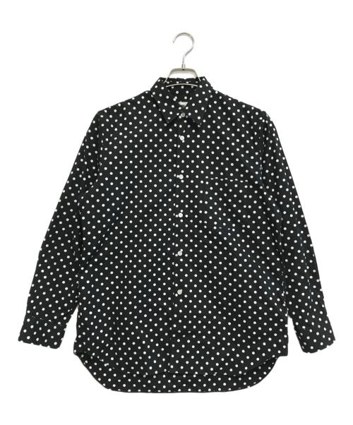 CDG（シーディージー）CDG (シーディージー) ポルカドットシャツ ブラック サイズ:Mの古着・服飾アイテム