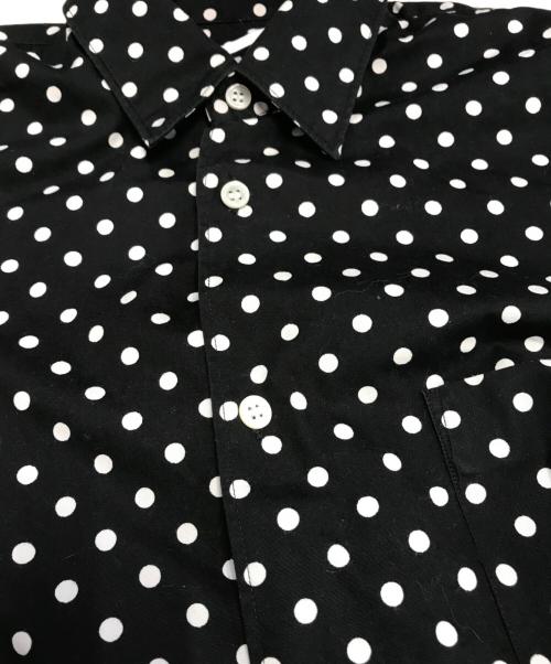 CDG（シーディージー）CDG (シーディージー) ポルカドットシャツ ブラック サイズ:Mの古着・服飾アイテム