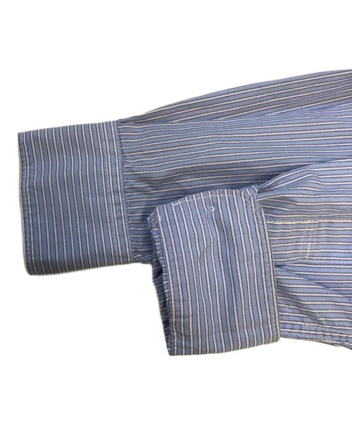 COMME des GARCONS HOMME（コムデギャルソン オム）COMME des GARCONS HOMME (コムデギャルソン オム) 切替ストライプシャツ ブルー サイズ:Sの古着・服飾アイテム