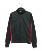 COMME des GARCONSコムデギャルソン）の古着「メッシュ切替タートルネックカットソー」｜ブラック