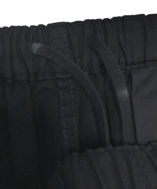 BLACK COMME des GARCONS（ブラックコムデギャルソン）BLACK COMME des GARCONS (ブラックコムデギャルソン) 異素材切替イージーワイドパンツ ブラック サイズ:Mの古着・服飾アイテム