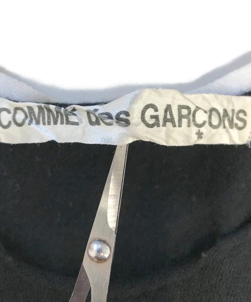 COMME des GARCONS（コムデギャルソン）COMME des GARCONS (コムデギャルソン) バイカラーウールニット ブラック サイズ:表記なしの古着・服飾アイテム